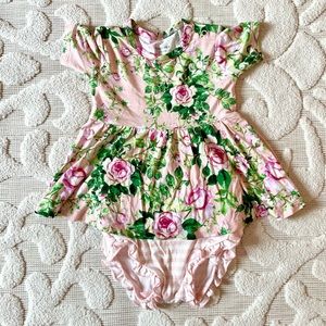 Posh Peanut Reina peplum set 6-12 months